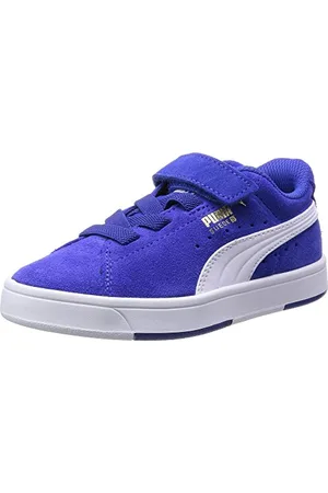 PUMA Unisex Baby 359452 Krabbel-& Hausschuhe, Blau (surf The Web/White)