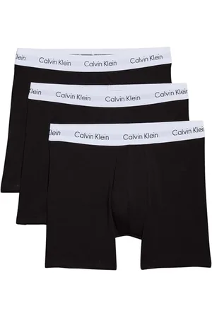 Calvin Klein Herren Boxer Briefs aus Baumwolle mit Stretch, Schwarz (Black), L