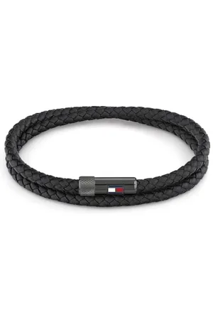 Tommy Hilfiger Jewelry armband für Herren aus Leder Schwarz - 2790262S