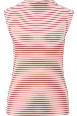 QS by s.Oliver Ärmelloses Top aus Baumwollstretch Hellorange 46