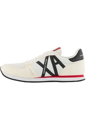 Armani Exchange Herren Rio Sneaker, Op. White + Black, 39 EU
