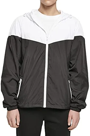 Build Your Brand Mens BY129-2-Tone Tech Windrunner Windbreaker, , XXL