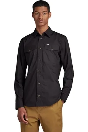 G-Star RAW Herren Marine Slim Hemd, , S