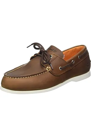 Timberland Herren Cedar Bay 2 Eye Boat Slipper, Md Brown Full Grain, 40 EU