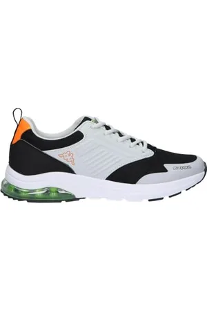 Kappa Herren myagi Sneaker, Grau/Schwarz/Orange, 44 EU