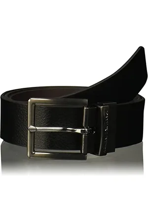 Armani Exchange Herren Leather Belt Gürtel, , 38