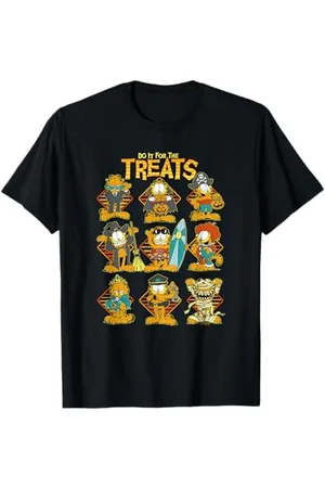 Garfield Halloween Costumes Grid Do It For The Treats T-Shirt