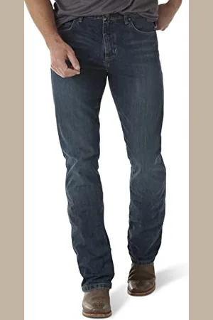 Wrangler Herren-Jeans, hohe Größe, Retro, schmale Passform, Bootcut, , 34W / 34L