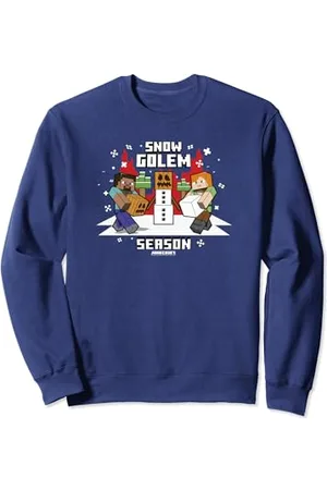 Minecraft Christmas Snow Golem Season Sweatshirt