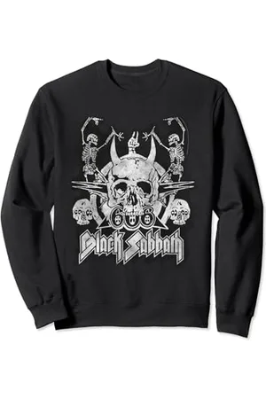 Black Sabbath Offizielles Vintage-Tanzkelett Sweatshirt