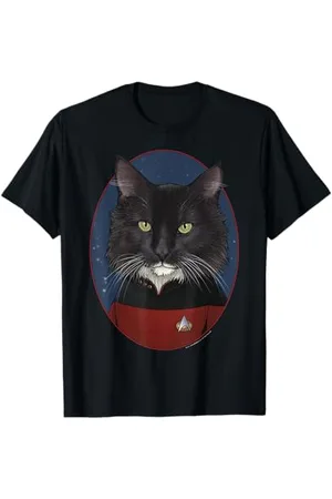 Star Trek : The Next Generation Commander Riker Cat Portrait T-Shirt