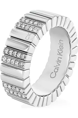 Calvin Klein Ring für Damen Kollektion MINIMALISTIC METALS mit Kristallen - 35000440C