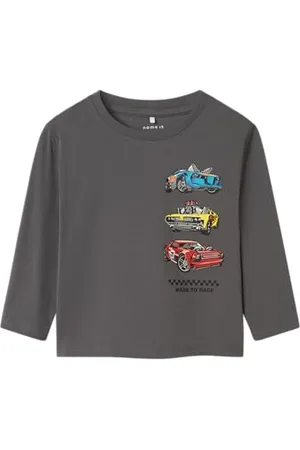 NAME IT Jungen Nmmdrum Hotwheels Ls Nreg Top Sky, , 98 EU