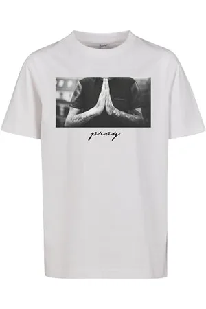 Mister Tee Kinder Kids Pray Tee 158/164 White