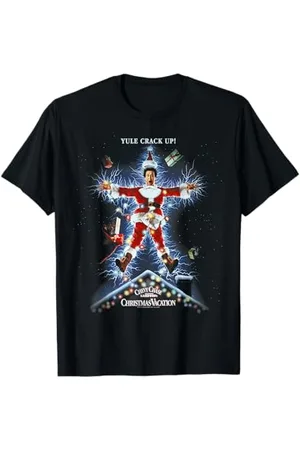 Warner Bros. Christmas Vacation Movie Poster T-Shirt für Erwachsene - , S - Kurzarm, Klassische Passform