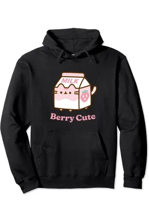 Pusheen Erdbeer-Milch-Hoodie Pullover Hoodie