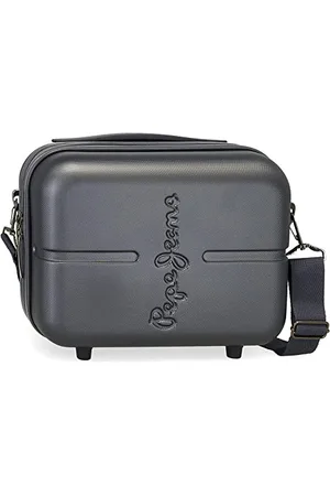 Pepe Jeans Highlight Kulturbeutel, anpassbar, mit Umhängetasche, Blau, 29 x 21 x 15 cm, starr, ABS 9,14 l