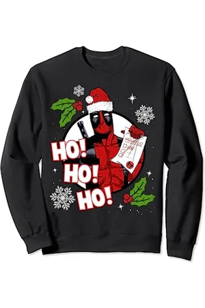 Marvel Deadpool Weihnachten Ho Ho Ho Naughty List Sweatshirt