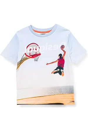 Desigual Boys TS_Dante T-Shirt, Blue, 7/8
