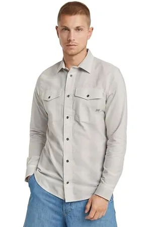 G-Star RAW Herren Marine Slim Hemd, , M