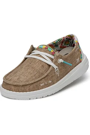 Hey dude Wendy Youth Boho Moc Toe Shoes, , 34 EU
