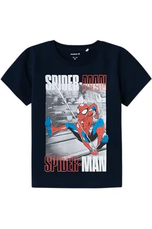 NAME IT Nmmmcken Spiderman Ss Top Box Mar
