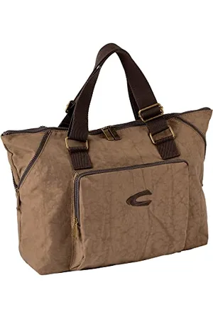 Camel Active Journey Herren Shopper Umhängetasche Reißverschluss Groß Beige
