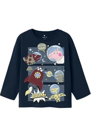 NAME IT Jungen Nmmdilip Peppa Ls Nreg Top Box Cplg, , 92 EU