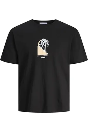 JACK & JONES Herren Jormarbella Front Tee Ss Crew Neck T-Shirt, , XS