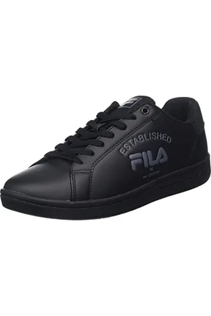 Fila Herren Crosscourt 2 NT Logo Sneaker, Black-Black, 44 EU