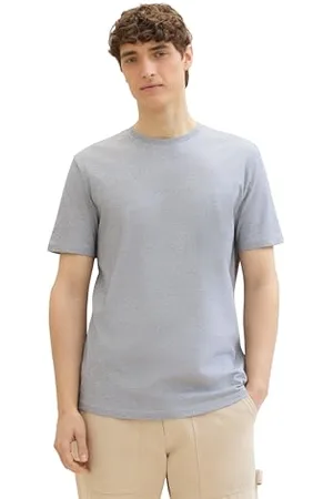 TOM TAILOR Herren T-Shirt mit Streifen-Muster, , M