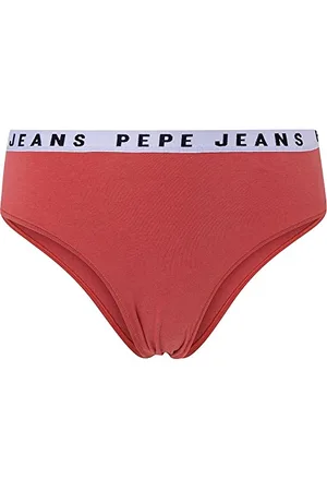 Pepe Jeans Damen Solid Brazilian Bikini Style Underwear, , M