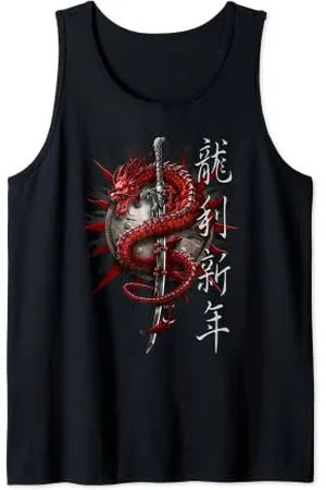 Spiral E Original - Orientalischer Drache - Gothic Dragon Tank Top