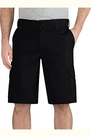 Dickies Herren-Cargo-Shorts, 27,9 cm, Normale Passform, Stretch-Twill, 27,9 cm, schwarz, 52
