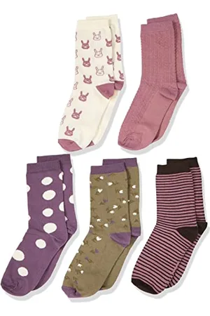 Minymo Unisex Kids w. Pattern (5-Pack) Socken mit Muster, , 31 (5er Pack)