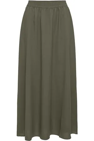 ONLY Damen Onlnova Life Elite Jamilla Skirt Solid Rock, , 48