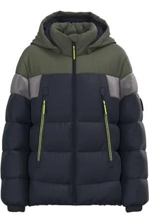 NAME IT Jungen NKMMONTEL Puffer Jacket REFL. Block NOOS Pufferjacke, , 152