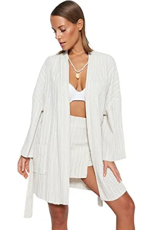 Trendyol Damen – Regular Fit Kimono & Caftan Normale Passform, 38