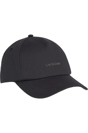 Calvin Klein Damen Cap Metal Lettering Canvas Basecap
