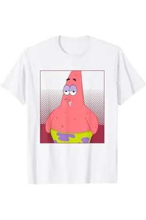 Spongebob Drooling Patrick Star Portrait T-Shirt