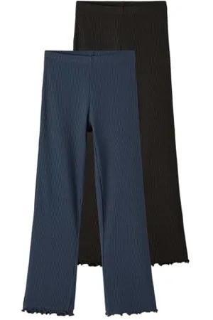 NAME IT Mädchen Nkfvemma 2P Pant K1 Hose, , 128 (2er Pack)