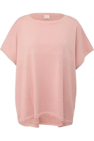 QS by s.Oliver Poncho aus Viskosemix rosa 1