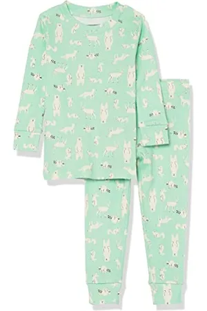 Amazon Unisex Kinder Eng anliegende Baumwoll-Schlafanzüge, , XS