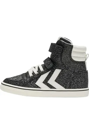 Hummel Mädchen Slimmer Stadil Glitter Jr Hohe Sneaker High-Top, , 27 EU