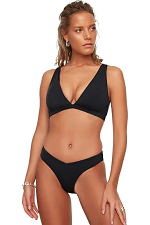 Trendyol Damen V Schneiden Sie Den Sechs Bikini Bottoms, , 38 EU