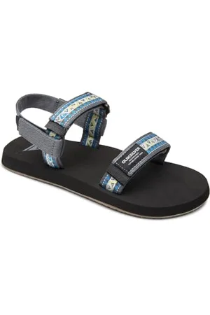 Quiksilver Herren Monkey Caged Flip-Flop, Green/Blue/Grey, 32 EU
