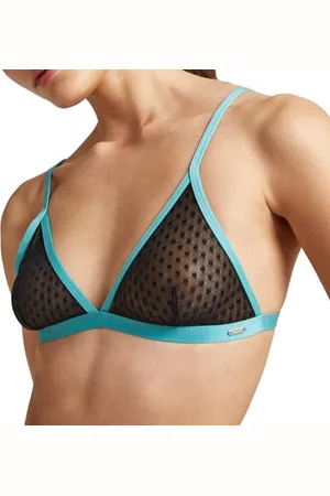 Pepe Jeans Damen Dot Mesh Bra B, Schwarz (Schwarz), L