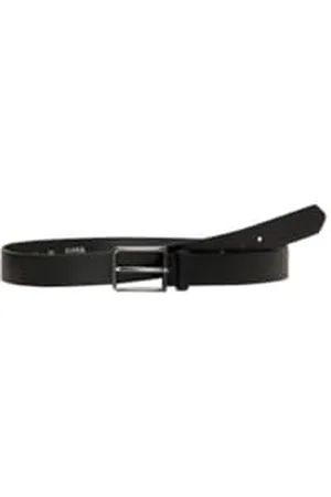 Brax Herren Haka Modischer Herrengütel aus Leder Gürtel, Black, 90