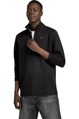 G-Star RAW Herren Half Zip Tweeter, , S
