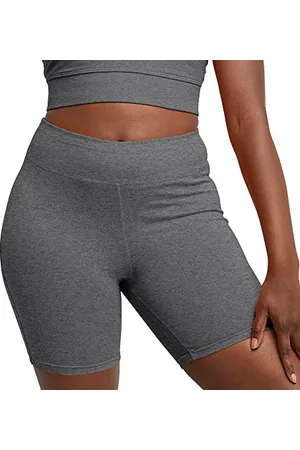 Hanes Damen Stretch Jersey Bike, Women’s Cotton Sports, 7" Shorts, , X-Groß